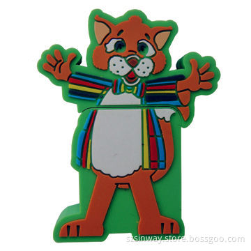 Rubber Mouse Cartoon USB Flash Drive, 2GB to 64GB Capacity
